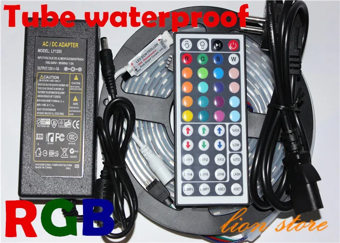 5 м 300 светодиодный ная RGB IP67silicon tube waterproof светодиодный V 5050 LED Strip,60 светодиодный/m + 44key ir remote controller + 12В 5А адаптер питания
5 м 300 светодиодный ная RGB IP67silicon tube waterproof светодиодный V 5050 LED Strip,60 светодиодный/m + 44key ir remote controller + 12В 5А адаптер питания