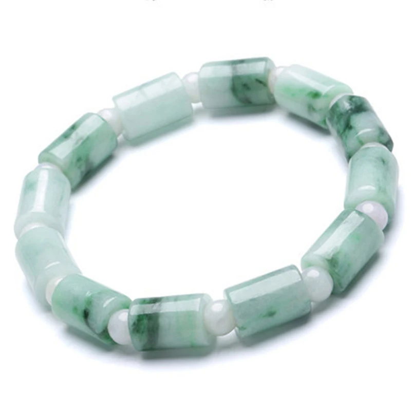 100% натуральный Jadeite цилиндрический браслет с бусинами, женский эластичный браслет
100% натуральный Jadeite цилиндрический браслет с бусинами, женский эластичный браслет