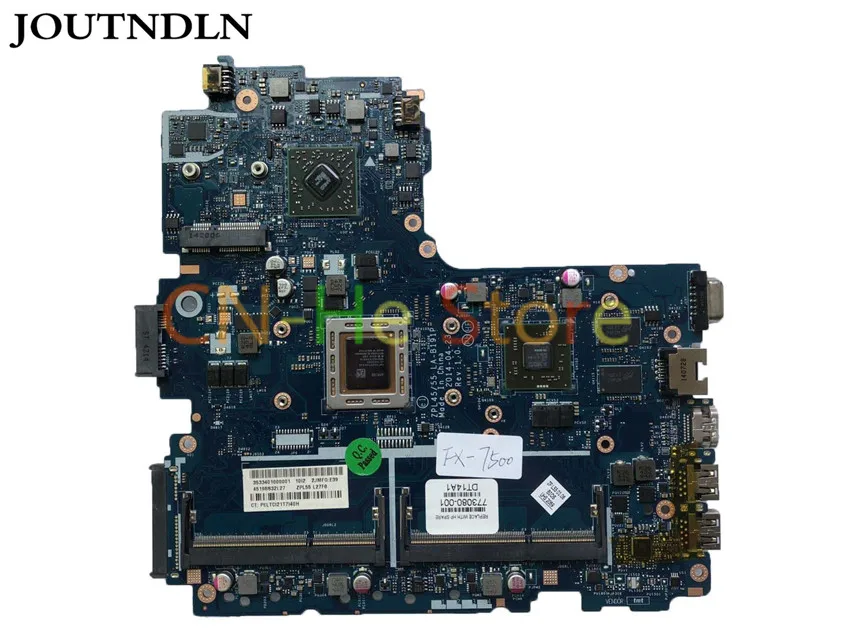JOUTNDLN для HP Probook 455 G2 Материнская плата ноутбука 773080-001 аккумулятор большой емкости ZPL45/55 LA-B191P W/ FX-7500 Процессор и R7 M265 2 Гб GPU 100% работы
JOUTNDLN для HP Probook 455 G2 Материнская плата ноутбука 773080-001 аккумулятор большой емкости ZPL45/55 LA-B191P W/ FX-7500 Процессор и R7 M265 2 Гб GPU 100% работы