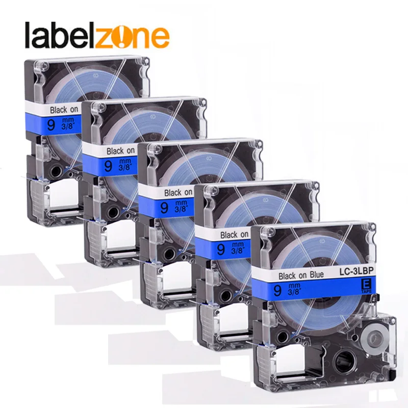 5Pcs 9mm Black on Blue compatible Epson LC-3LBP/SC9BW label tapes strong adhesive laminated lc3lbp label ribbon for KingJim
5Pcs 9mm Black on Blue compatible Epson LC-3LBP/SC9BW label tapes strong adhesive laminated lc3lbp label ribbon for KingJim