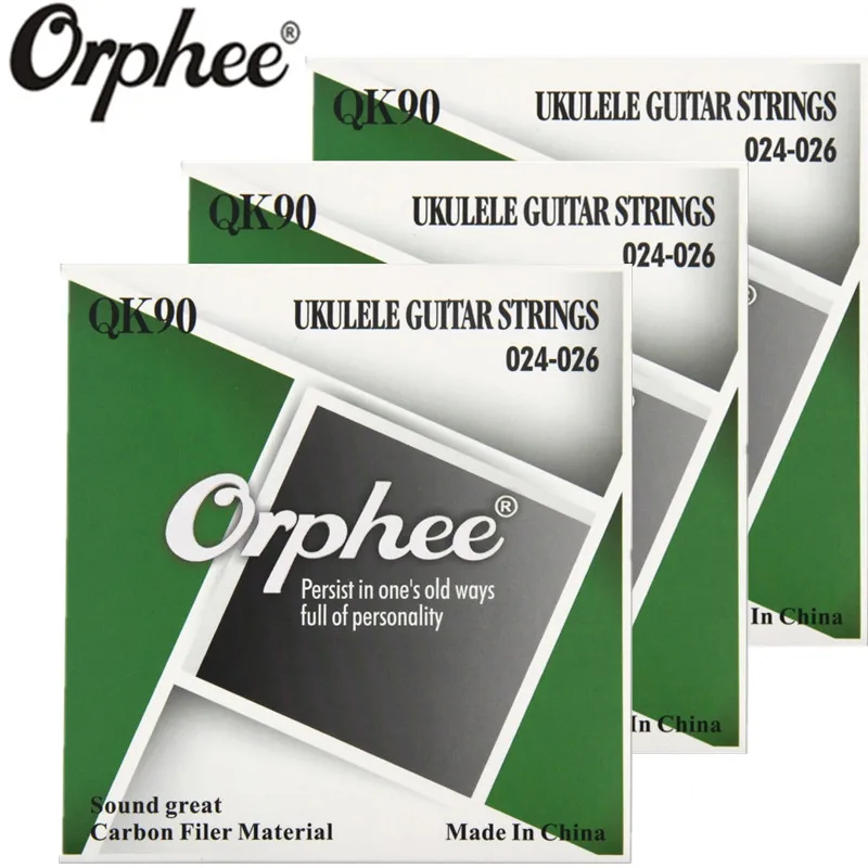 Orphee QK90 024-026 Струны для укулеле Crystal Nylon Line, набор музыкальных проводов аксессуары для гавайской гитары 3 Set
Orphee QK90 024-026 Струны для укулеле Crystal Nylon Line, набор музыкальных проводов аксессуары для гавайской гитары 3 Set