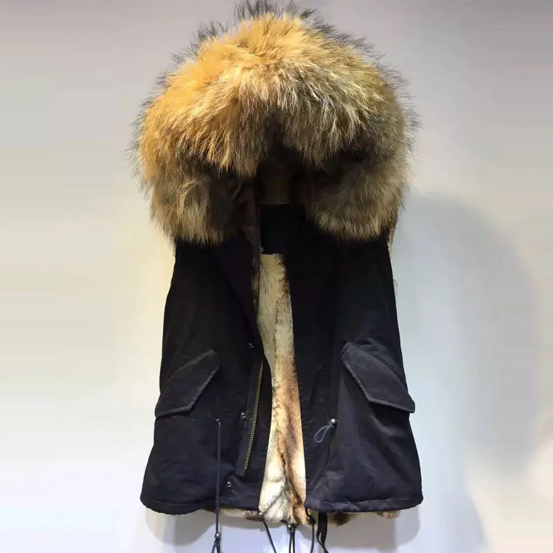 Black Short vest jacket faux fur apricot lining big size collar Fall and Winter Waistcoat
Black Short vest jacket faux fur apricot lining big size collar Fall and Winter Waistcoat