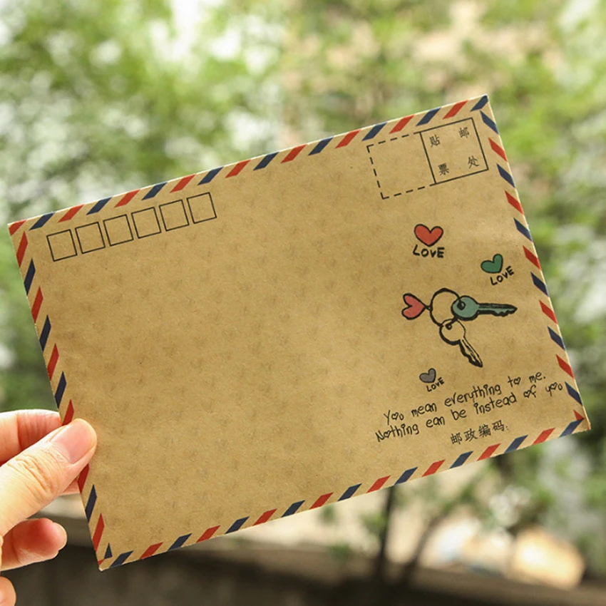 80pcs/lot retro window kraft paper envelope paper bag air mail New Year gifts cover greeting cards envelope stationery wholesale
80pcs/lot retro window kraft paper envelope paper bag air mail New Year gifts cover greeting cards envelope stationery wholesale