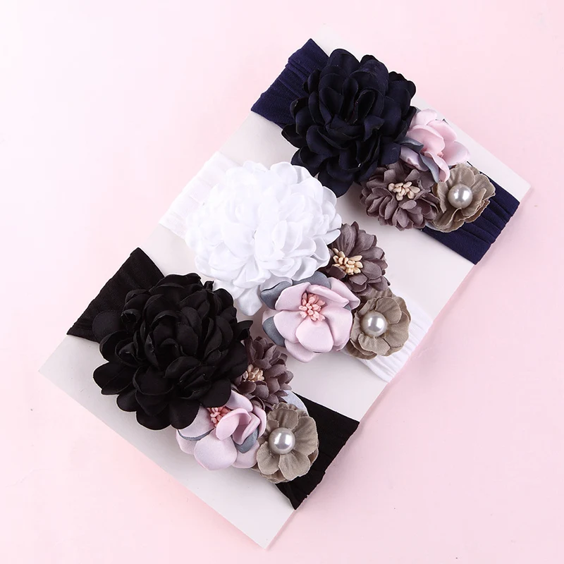 Fashion Soild color Pearl Elastic Children Headband flower Baby Comfortable Turban Headwear Kids Princess
Fashion Soild color Pearl Elastic Children Headband flower Baby Comfortable Turban Headwear Kids Princess