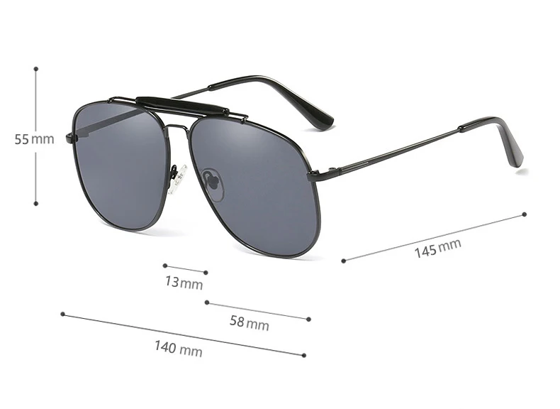 Luxury brand design Fashion Classic Pilot Style ocean lens Sunglasses Men Vintage Brand Design Sun Glasses Oculos 93319 | Аксессуары для