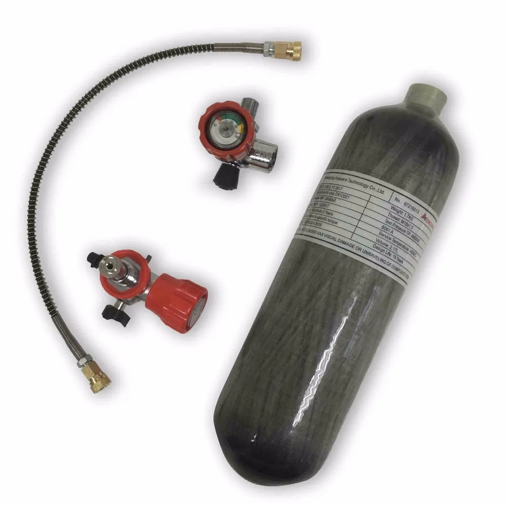 AC1217101 Acecare 2.17L 4500Psi цилиндр из углеродного волокна для пневматического ружья