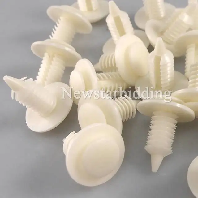 50pcs oem Nylon Rivet Fastener Bumper Retainer Plastic Push Pin Clips 6503709 for Dodge Chrysler
50pcs oem Nylon Rivet Fastener Bumper Retainer Plastic Push Pin Clips 6503709 for Dodge Chrysler
