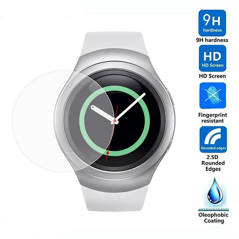Ультратонкое закаленное стекло для Samsung Gear 2 R380 S2 S3 Gear2 10 шт. 0 3 мм защитная пленка