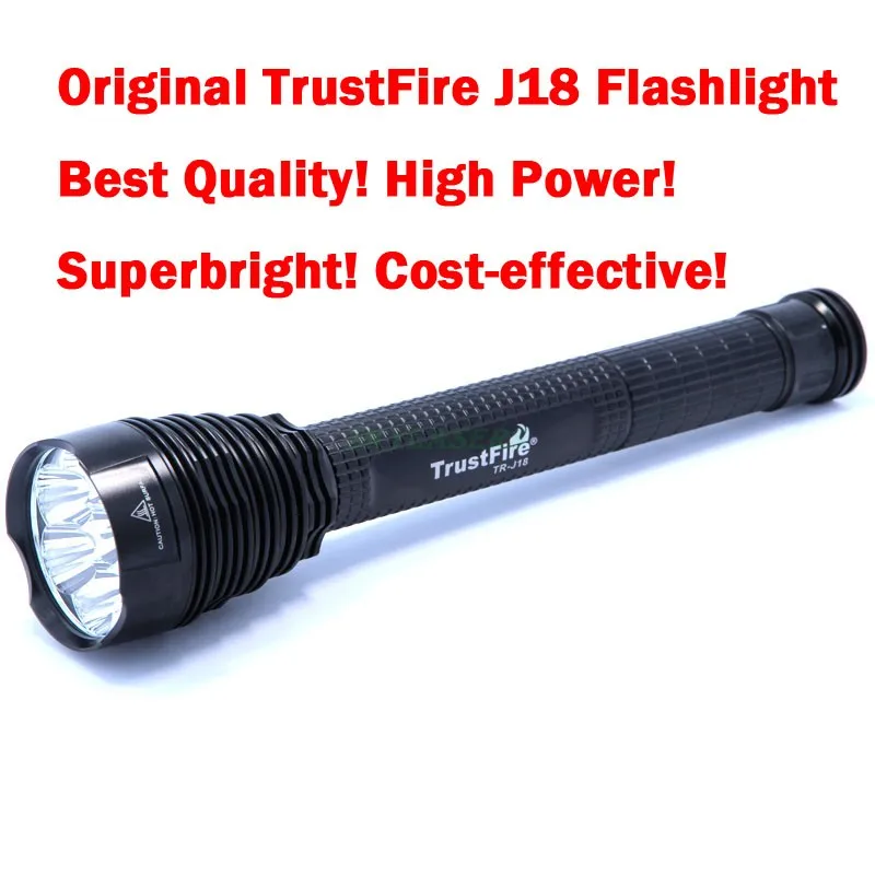 Оригинальный TrustFire J18 7T6 7 * XM-L T6 8500 люмен 7 светодиодов самый мощный светодиодный фонарик (3*26650/3*18650)
Оригинальный TrustFire J18 7T6 7 * XM-L T6 8500 люмен 7 светодиодов самый мощный светодиодный фонарик (3*26650/3*18650)