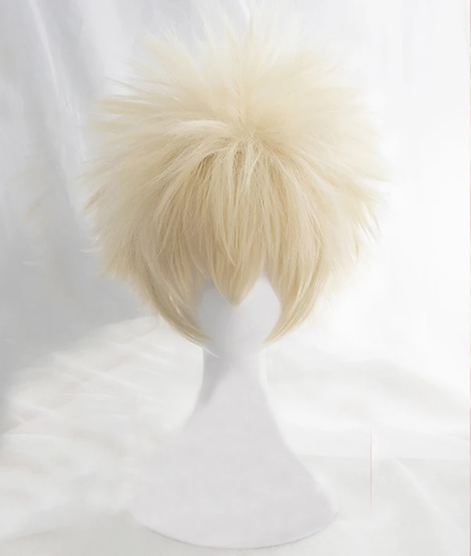 Парик для косплея Boku no Hiro моя геройская Академия Bakugou Katsuki Bakugo короткие льняные светлые термостойкие волосы синтетический парик + шапочка дл...
Парик для косплея Boku no Hiro моя геройская Академия Bakugou Katsuki Bakugo короткие льняные светлые термостойкие волосы синтетический парик + шапочка дл...