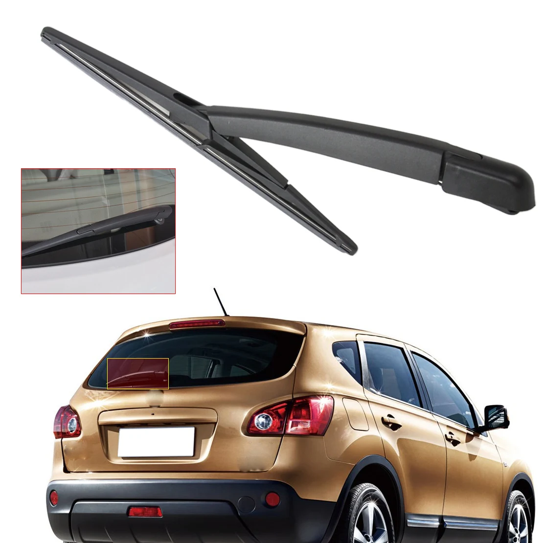 CITALL Car Rear Window Windshield Wiper Arm + Wiper Blade For Nissan Qashqai 2008 2009 2010 2011 2012 2013
CITALL Car Rear Window Windshield Wiper Arm + Wiper Blade For Nissan Qashqai 2008 2009 2010 2011 2012 2013
