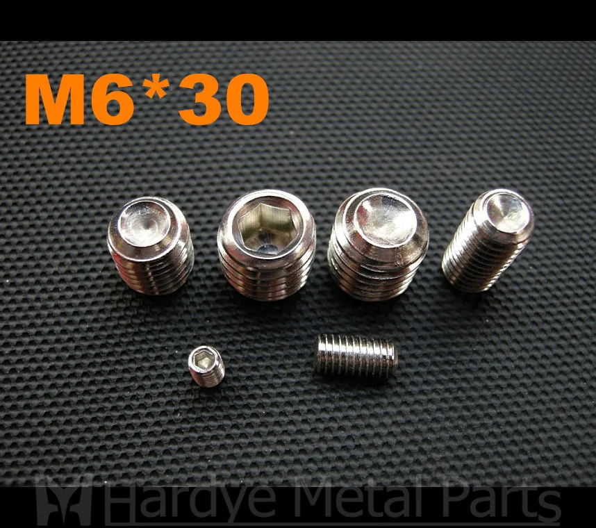 100 шт./лот M6 * 30 DIN916 Шестигранная головка из нержавеющей стали scew с винтом
100 шт./лот M6 * 30 DIN916 Шестигранная головка из нержавеющей стали scew с винтом