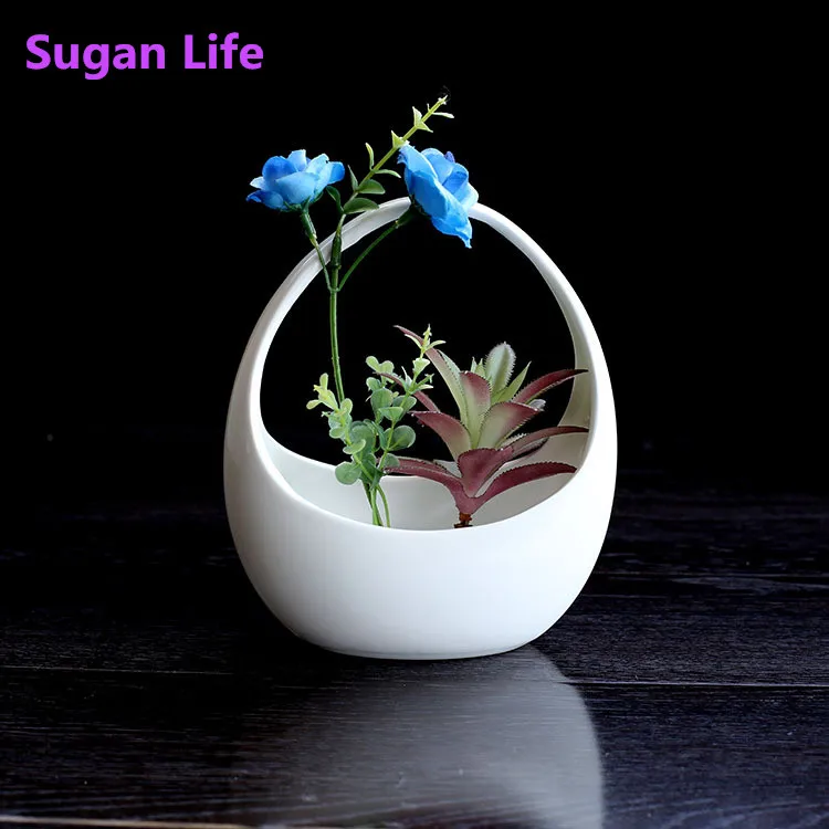 Sugan Life креативная подвесная корзина цветочный горшок керамический растительный горшок культура Садоводство фарфор мясистый цветочный горшок украшение стола
Sugan Life креативная подвесная корзина цветочный горшок керамический растительный горшок культура Садоводство фарфор мясистый цветочный горшок украшение стола