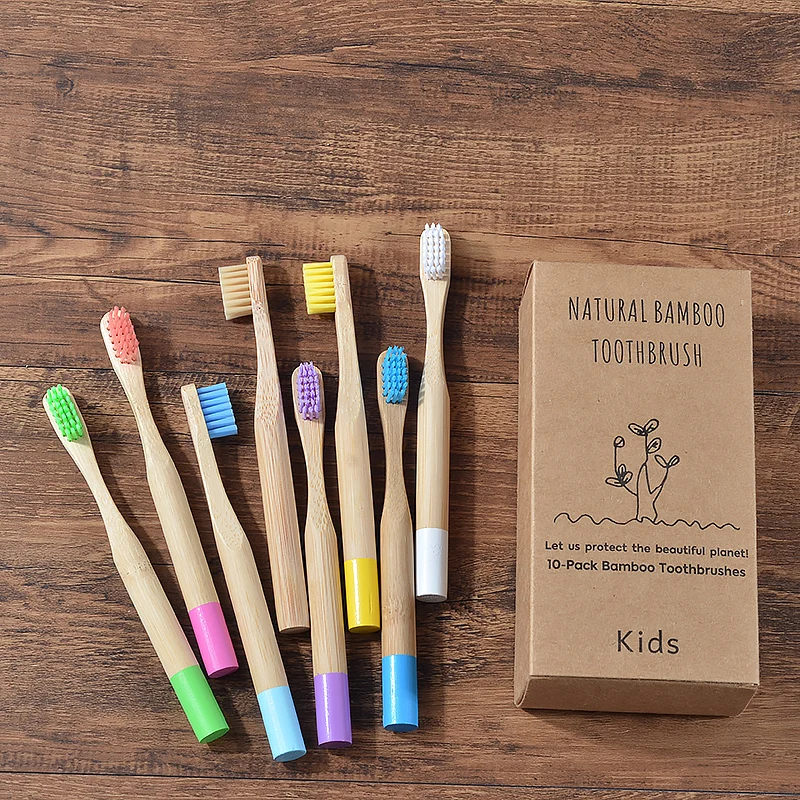 10PC Kids Bamboo Toothbrush Soft Bristles Eco Biodegradable Plastic-Free Oral Care Toothbrush 8 Colors Child Bamboo Toothbrush
10PC Kids Bamboo Toothbrush Soft Bristles Eco Biodegradable Plastic-Free Oral Care Toothbrush 8 Colors Child Bamboo Toothbrush