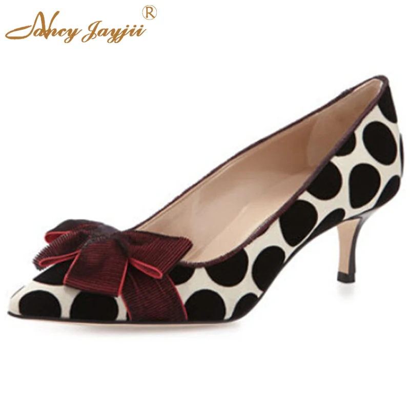 Nancyjayjii Woman Sweet Fiber Pointed Toe Med Heels Pumps With Velvet Polka Dots Big Size Supper Shoes Women 4-16 Party&Evening
Nancyjayjii Woman Sweet Fiber Pointed Toe Med Heels Pumps With Velvet Polka Dots Big Size Supper Shoes Women 4-16 Party&Evening