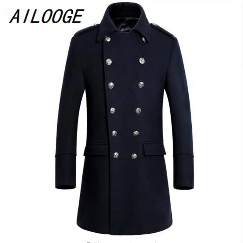 AILOOGE 2021 Winter New Long Mens Overcoat High Quality Double Breasted Men Wool Coat
AILOOGE 2021 Winter New Long Mens Overcoat High Quality Double Breasted Men Wool Coat