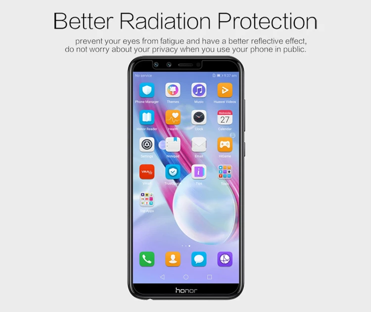 Honor 9 lite Плёнки бренд Nillkin матовый устойчивый к царапинам или HD Защитная для Huawei