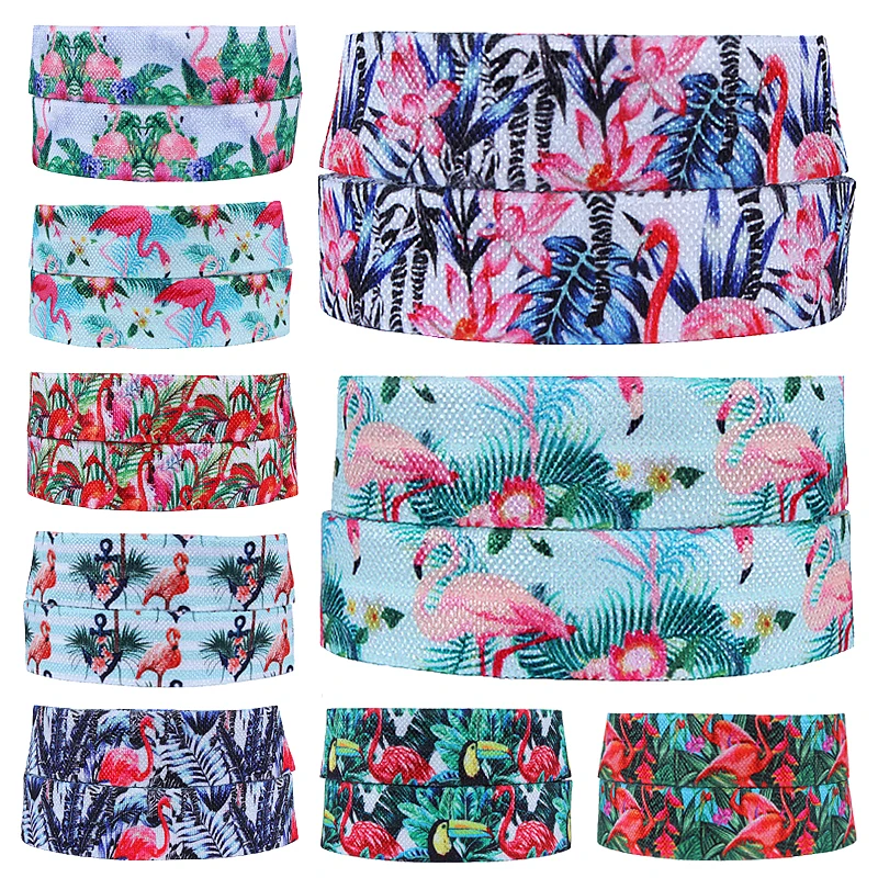 New arrival beautiful flamingo printed fold over elastic, various flamingo patterns for your selecting
New arrival beautiful flamingo printed fold over elastic, various flamingo patterns for your selecting