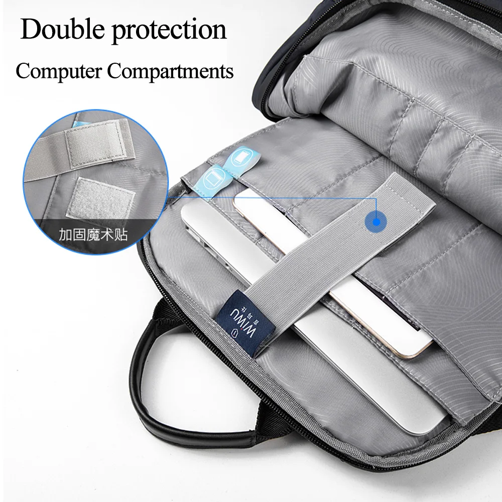 WIWU Large Capacity Laptop l Backpack 15 inch Anti-theft School Backpacks Male Waterproof Laptop Bag 15.6 forTraveling Backpack
WIWU Large Capacity Laptop l Backpack 15 inch Anti-theft School Backpacks Male Waterproof Laptop Bag 15.6 forTraveling Backpack