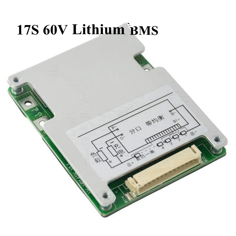 1 шт. BMS 60 в литиевый 17s 40A 45A 62,9 v 63v аккумулятор 62v 17s Bms защита баланса для фотоскутера мотор Power Ev
1 шт. BMS 60 в литиевый 17s 40A 45A 62,9 v 63v аккумулятор 62v 17s Bms защита баланса для фотоскутера мотор Power Ev