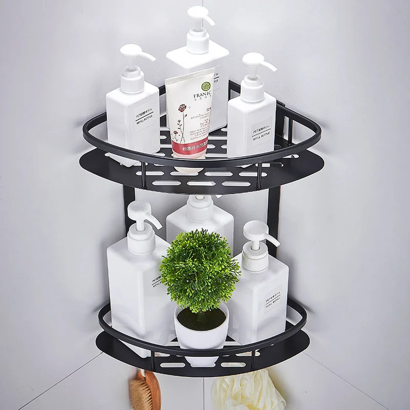 Space Aluminum Black Corner Basket Bathroom Products Shampoo Holder Cosmetic Storage Racks Shower Caddy Sheves Bath Accessories
Space Aluminum Black Corner Basket Bathroom Products Shampoo Holder Cosmetic Storage Racks Shower Caddy Sheves Bath Accessories