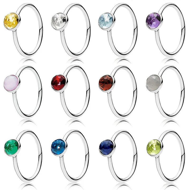 Fashion 1 Pcs For Women 925 Sterling Silver Rings Birthday Stone Big Crystal Finger Ring For Wedding Jewelry
Fashion 1 Pcs For Women 925 Sterling Silver Rings Birthday Stone Big Crystal Finger Ring For Wedding Jewelry