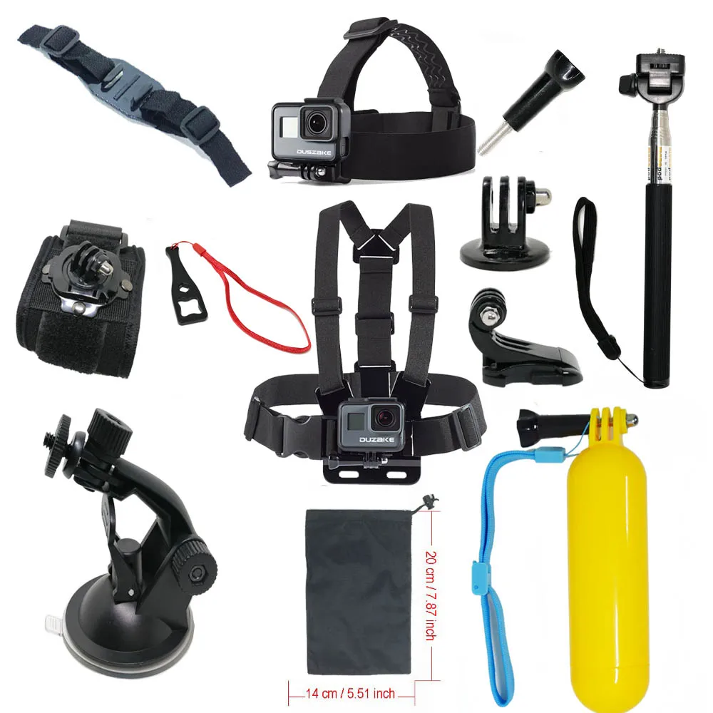 Kit For Gopro Accessories Floating Grid Head Strap For Gopro Hero 5 Chest Mount For Yi 4K SJCAM Monopod For Eken H9 Camera
Kit For Gopro Accessories Floating Grid Head Strap For Gopro Hero 5 Chest Mount For Yi 4K SJCAM Monopod For Eken H9 Camera