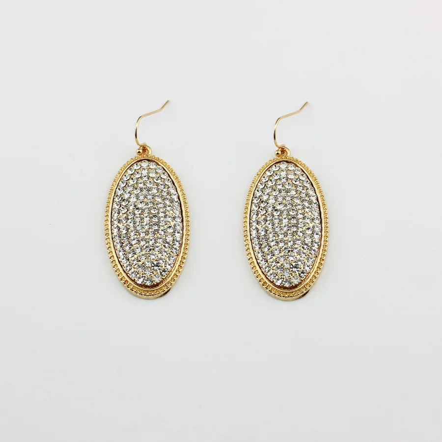 Geometric Pave Crystals Oval Shape Dangle Drop Earrings Pave Rhinestones Drop Earrings for Women AB Crystals Women Earrings New
Geometric Pave Crystals Oval Shape Dangle Drop Earrings Pave Rhinestones Drop Earrings for Women AB Crystals Women Earrings New