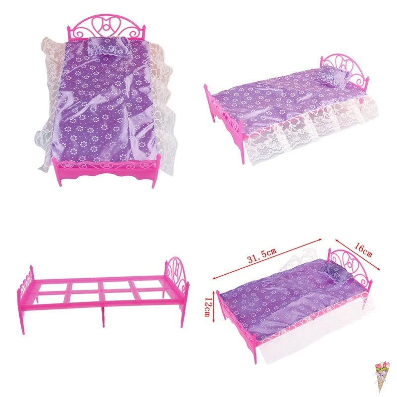 Pretend Play Toy For Children Plastic Bed Bedroom Furniture For Dolls Doll House Furniture Toy Pink Color 31*15*12cm
Pretend Play Toy For Children Plastic Bed Bedroom Furniture For Dolls Doll House Furniture Toy Pink Color 31*15*12cm