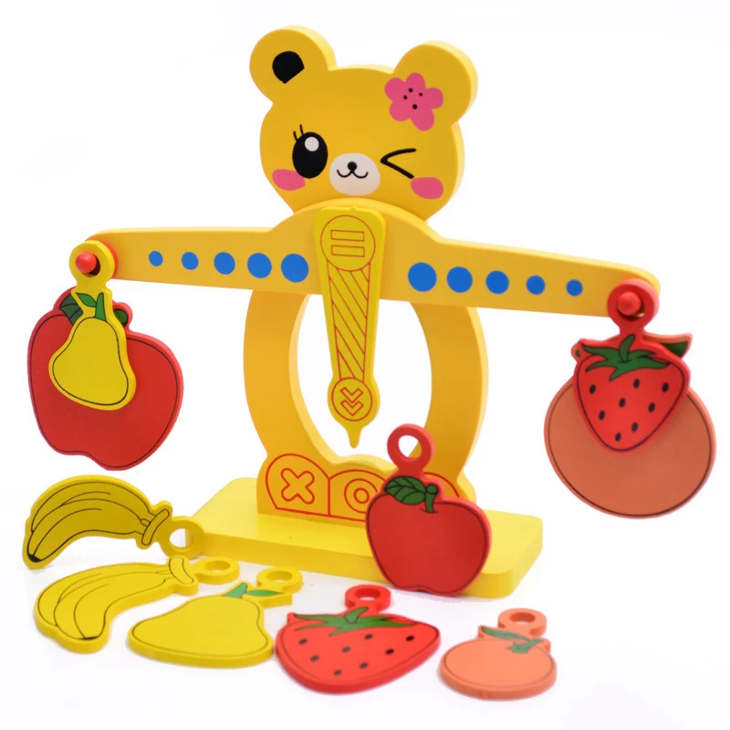 Montessori Materials Educational Cute Cartoon Scales Montessori Math Matiques Preschool Learning Wooden Balance Toys UC2764H
Montessori Materials Educational Cute Cartoon Scales Montessori Math Matiques Preschool Learning Wooden Balance Toys UC2764H