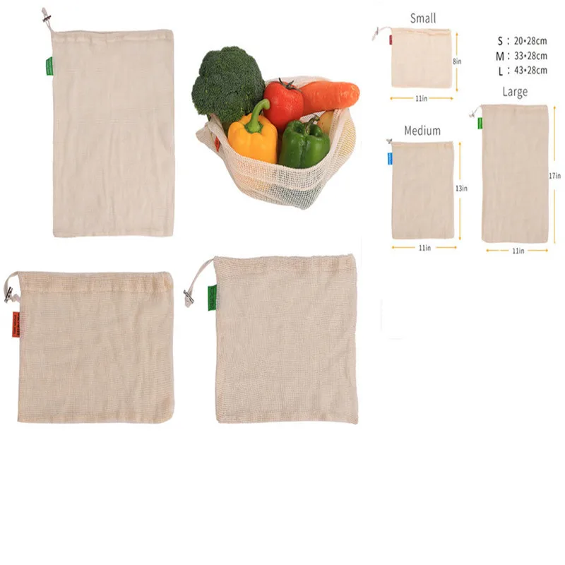 5pcs Reusable Mesh Produce Bag fruit and vegetable bag Washable Grocery Shopping bag Toys bag Storage Bag home kitchen storage
5pcs Reusable Mesh Produce Bag fruit and vegetable bag Washable Grocery Shopping bag Toys bag Storage Bag home kitchen storage