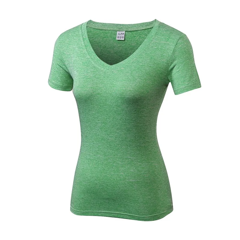 Women Quick-drying High Elastic Sports T-shirt Short Sleeves Fitness Women Top Clothes Top Soft Sale Hot
Women Quick-drying High Elastic Sports T-shirt Short Sleeves Fitness Women Top Clothes Top Soft Sale Hot