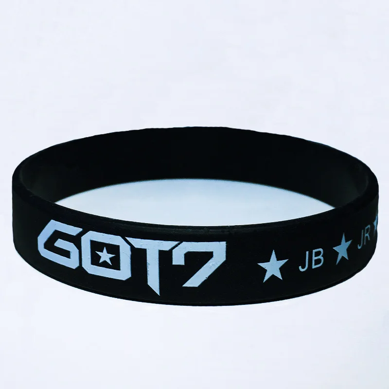 Популярная Корейская мальчик сочетание Kpop GOT7 спортивный браслет дамы Мужская