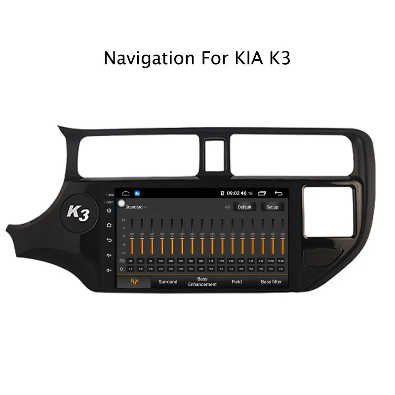 9 "Android 8 1 core 4G ram 64G rom gps навигация автомобильное радио для Kia K3 2016 2018 с Carplay/4G