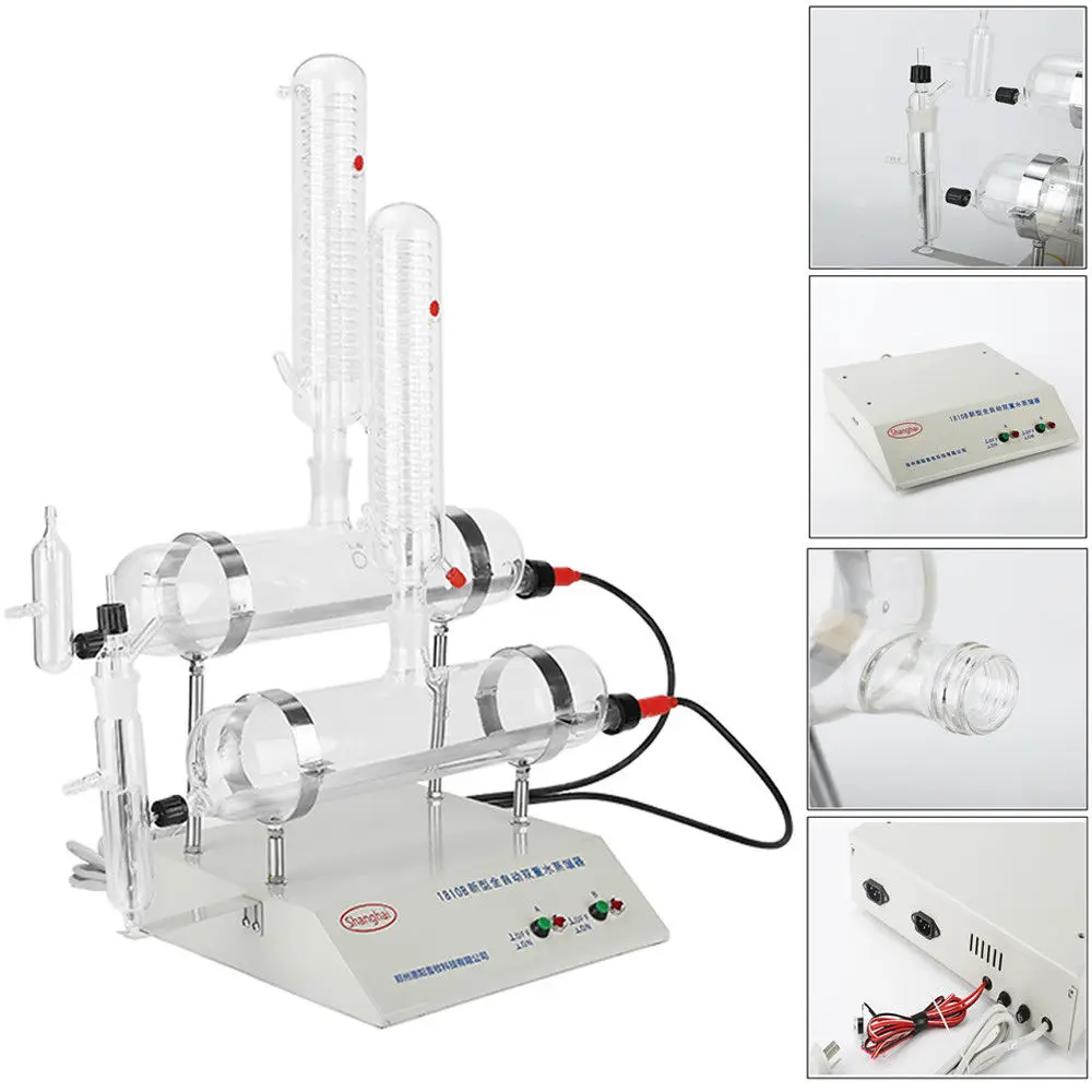 220V 1.5L/Hour New Lab Beauty Automatic Electric Double Water Distiller Purifier Equipment For Drinking Artificial Insemination
220V 1.5L/Hour New Lab Beauty Automatic Electric Double Water Distiller Purifier Equipment For Drinking Artificial Insemination