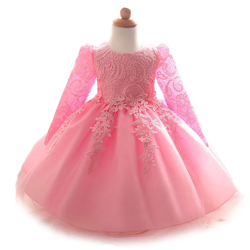 2020 baby girl dress long sleeves lace dresses birthday party new born baby girl clothing white pink dresses vestido de bebe
2020 baby girl dress long sleeves lace dresses birthday party new born baby girl clothing white pink dresses vestido de bebe