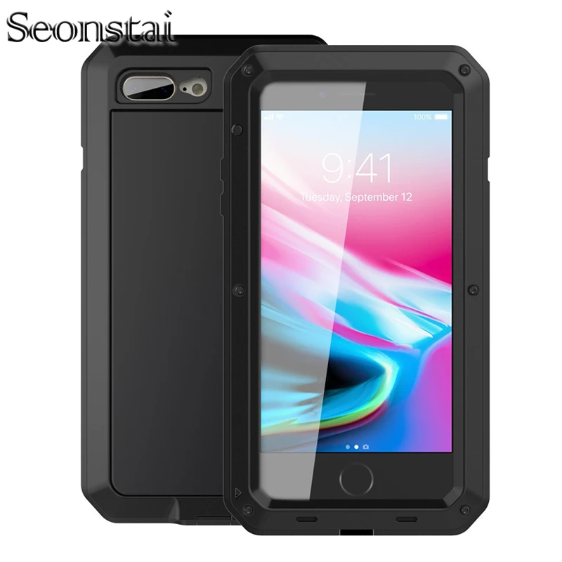Luxury Doom Armor Heavy Duty Metal Aluminum Case for iPhone 8 7 Plus Shockproof Life Waterproof Cases for iPhone 5 5s 6s Plus X
Luxury Doom Armor Heavy Duty Metal Aluminum Case for iPhone 8 7 Plus Shockproof Life Waterproof Cases for iPhone 5 5s 6s Plus X