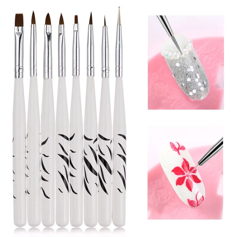 8Pcs/Set Nail Brushes Printing Dotting Pen Acrylic Nail Art Brush UV Gel Nail Art Brushes For Manicure Pinceau Nail Art Tools
8Pcs/Set Nail Brushes Printing Dotting Pen Acrylic Nail Art Brush UV Gel Nail Art Brushes For Manicure Pinceau Nail Art Tools
