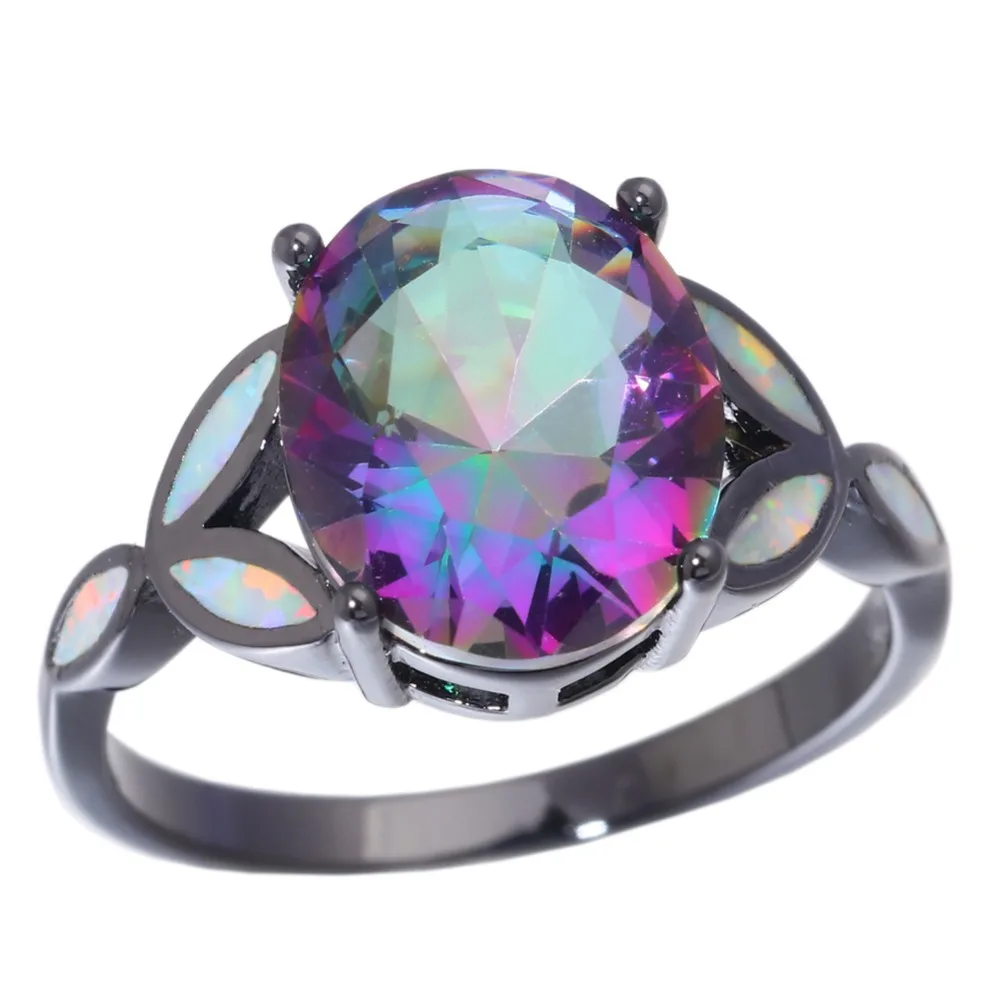 CiNily Created White Fire Opal Mystic Zircon Black Gold Color Wholesale for Women Jewelry Gift Ring Size 5-11 OJ8174
CiNily Created White Fire Opal Mystic Zircon Black Gold Color Wholesale for Women Jewelry Gift Ring Size 5-11 OJ8174