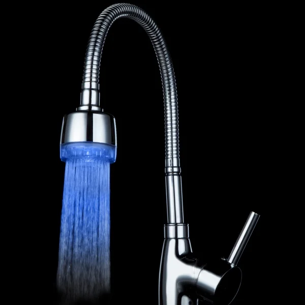 LED Kitchen Faucet Temperature Sensor Control Bathroom Accessories torneira cozinha banheiro para pia grifos cocina | Дом и сад