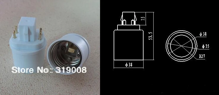Качество G24 для E26 держатель лампы конвертер светильник H: 53 5 мм|lamp 400w|lamp picslamp clear |