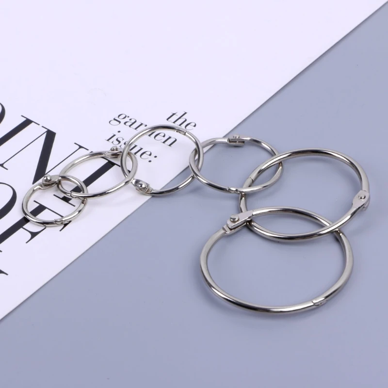 10pcs Metal Binder Ring Loose Leaf Book Binder Hoop Ring Multifunctional Keychain Circle Book Binder Hoop Office Binding Supply
10pcs Metal Binder Ring Loose Leaf Book Binder Hoop Ring Multifunctional Keychain Circle Book Binder Hoop Office Binding Supply