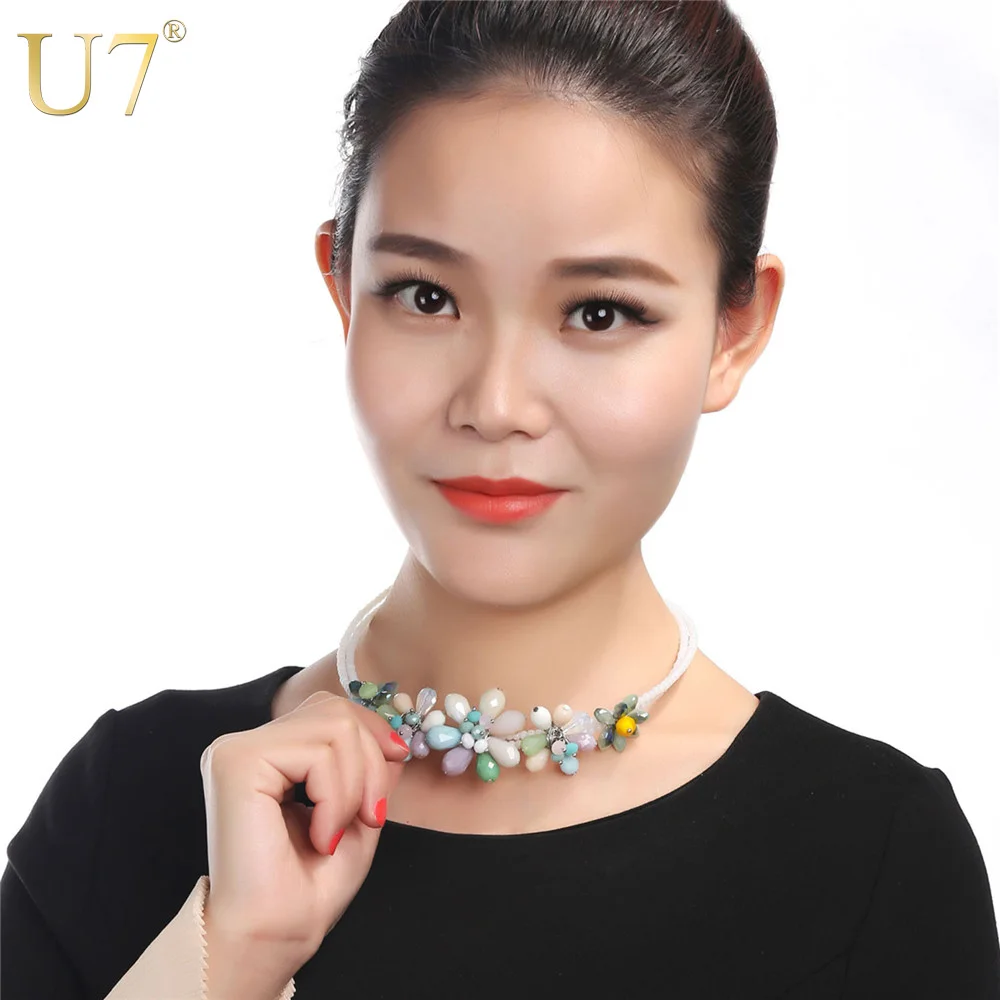 U7 New Maxi Statement Crystal Bib Flower Collares Necklace Women Gift Bohemia Luxury Choker Necklace Wholesale N500
U7 New Maxi Statement Crystal Bib Flower Collares Necklace Women Gift Bohemia Luxury Choker Necklace Wholesale N500