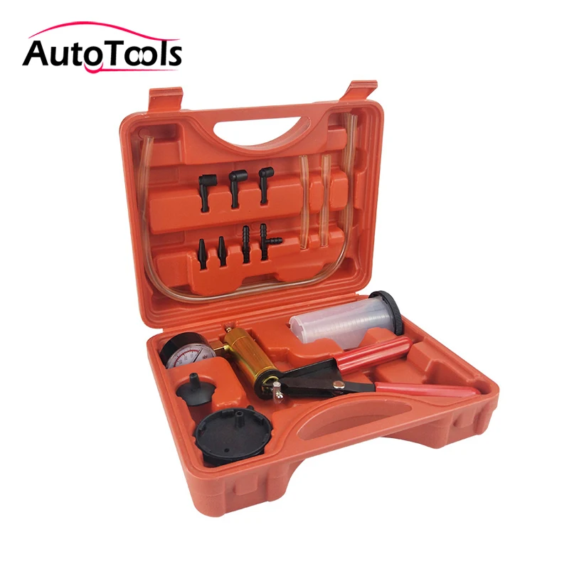 Multi-functional car Vacuum Pump Tester Brake Bleeder Bleeding car tool Kit Diagnostic-tool auto Vacuum Gauge
Multi-functional car Vacuum Pump Tester Brake Bleeder Bleeding car tool Kit Diagnostic-tool auto Vacuum Gauge