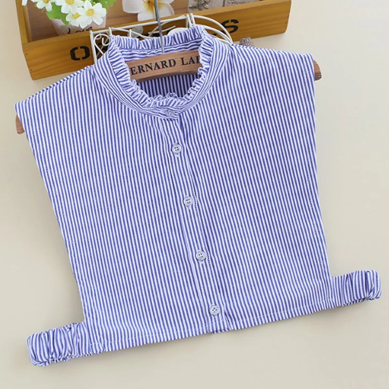 Removable Cotton Fake Collar Detachable Wooden ear red blue white plaid Lattice Striped fake collar peter pan False Collars
Removable Cotton Fake Collar Detachable Wooden ear red blue white plaid Lattice Striped fake collar peter pan False Collars