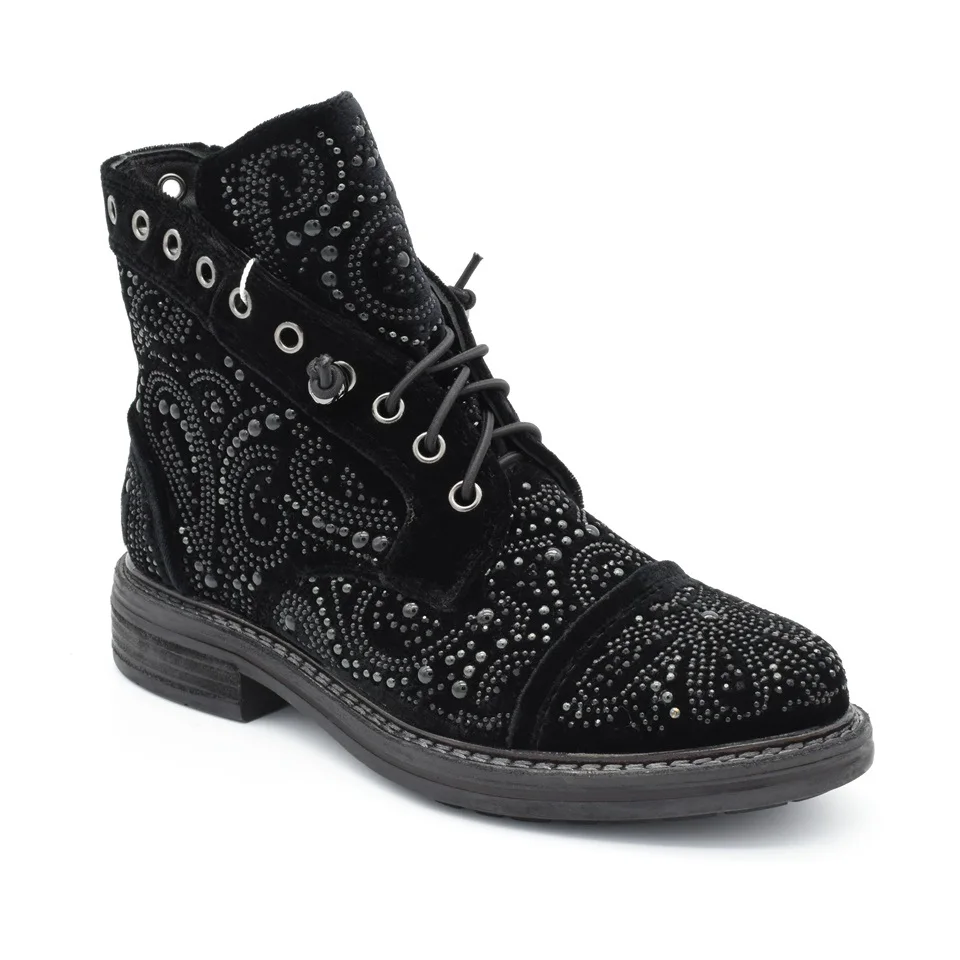 Full Transfers Velvet Ankle Stacked Leather Heel Lace-Up Street Fashion Western Boots Hip-Hop Style Women's Winter Martin Boots
Full Transfers Velvet Ankle Stacked Leather Heel Lace-Up Street Fashion Western Boots Hip-Hop Style Women's Winter Martin Boots