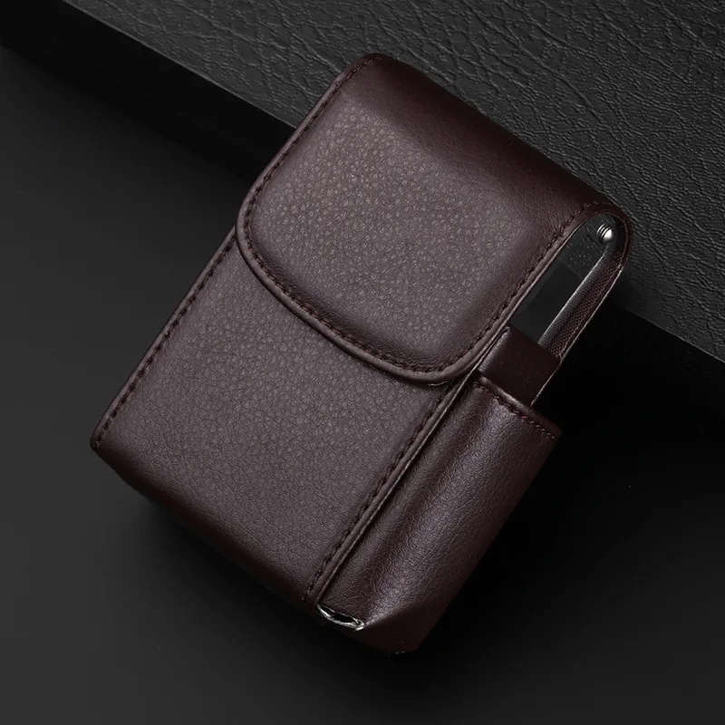 Cigarette Case PU Leather Cigarette Boxs Tobacco Pouch Lighter Holder Name Card Storage Container Best Gift for Father Friend
Cigarette Case PU Leather Cigarette Boxs Tobacco Pouch Lighter Holder Name Card Storage Container Best Gift for Father Friend