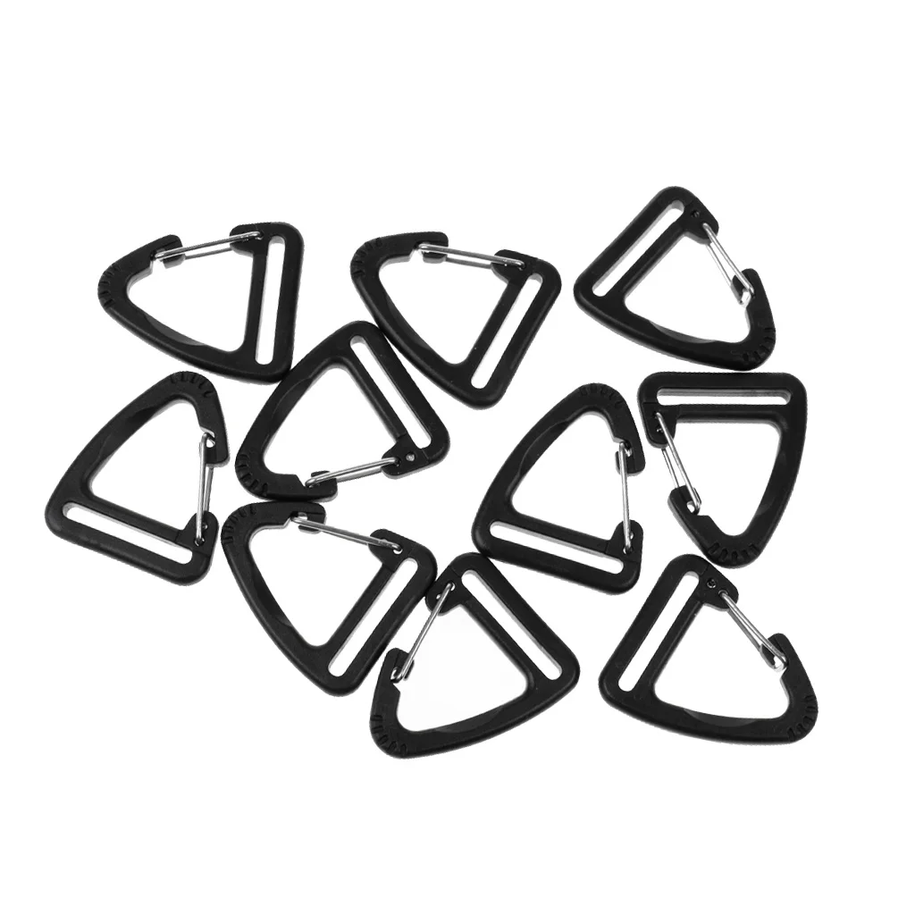 10 Piece Outdoor Camping Hiking Plastic Buckles Hook Carabiner Snap Clip Hanging Hook Keychain Link Backpack Strap Black
10 Piece Outdoor Camping Hiking Plastic Buckles Hook Carabiner Snap Clip Hanging Hook Keychain Link Backpack Strap Black