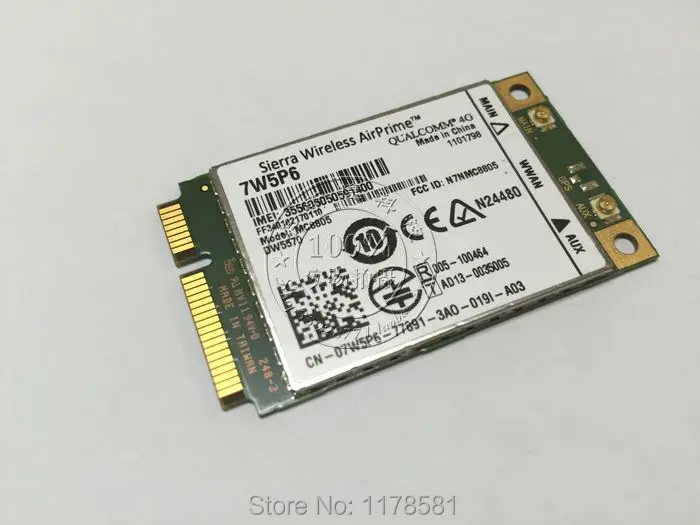 DW5570 07W5P6 Сьерра MC8805 4G к оператору сотовой связи HSPA + WWAN широкополосный Мобильная