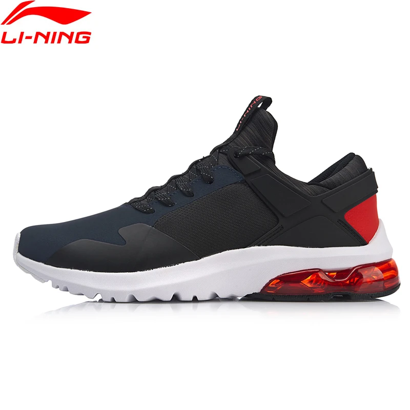 Li-Ning/мужская кожаная прогулочная обувь с подкладкой из легкой ткани удобная